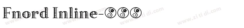 Fnord Inline字体转换